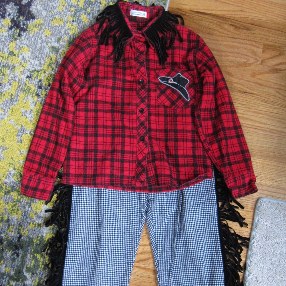 VINTAGE French Toast Flannel Cowboy Set BOUTIQUE